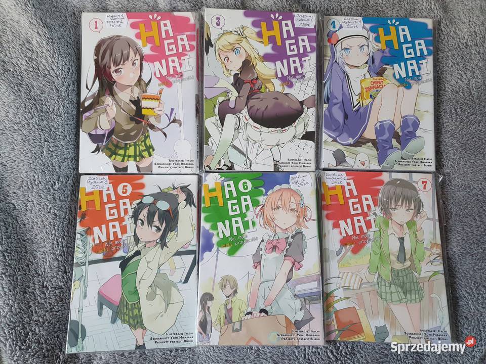 Haganai zestaw 6 tomów wydanie 1 2015 pomorskie Gdynia sprzedam