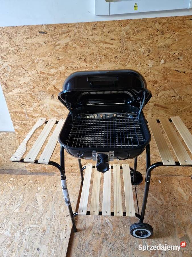 Grill węglowy z pokrywą i regulacją rusztu ruszt Grille węglowe