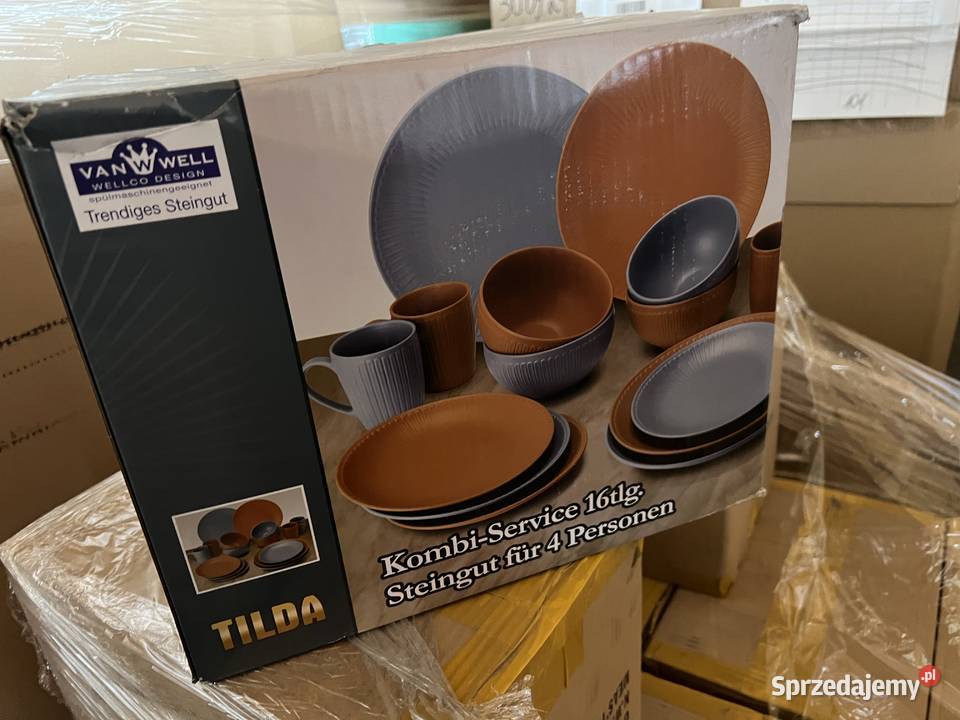 Porcelana zestawy Gold Strefa Pro czerwony Serwisy Podłopień