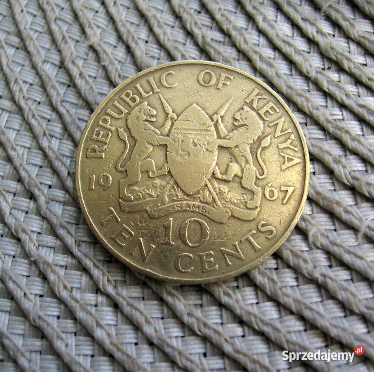 Kenia 10 Cent 1967r Numizmatyka Kalisz sprzedam
