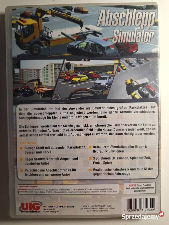 Abschlepp Simulator Gra PC CDROM Symulator Warszawa