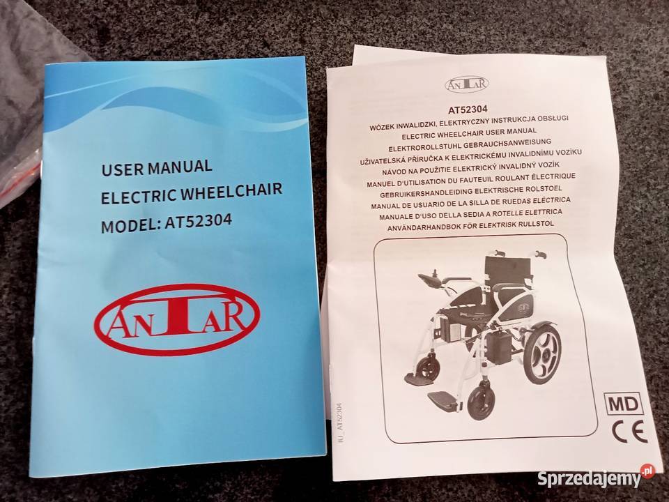 Wózek inwalidzki elektryczny ANTAR 52304 dolnośląskie Grodziszcze