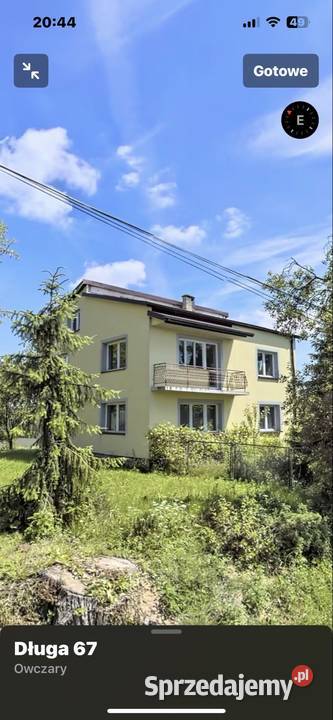Duża działka 107ar Owczary gm Zielonki budowa małopolskie