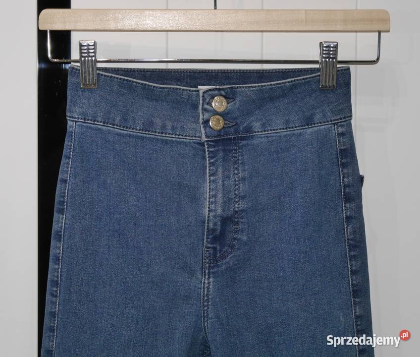 Topshop świetne spodnie dzwony 32 XXS Wrocław sprzedam