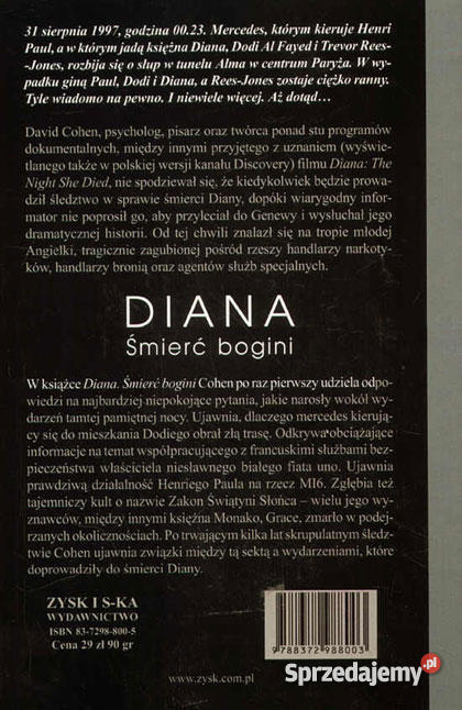 Diana śmierć bogini Szczecin
