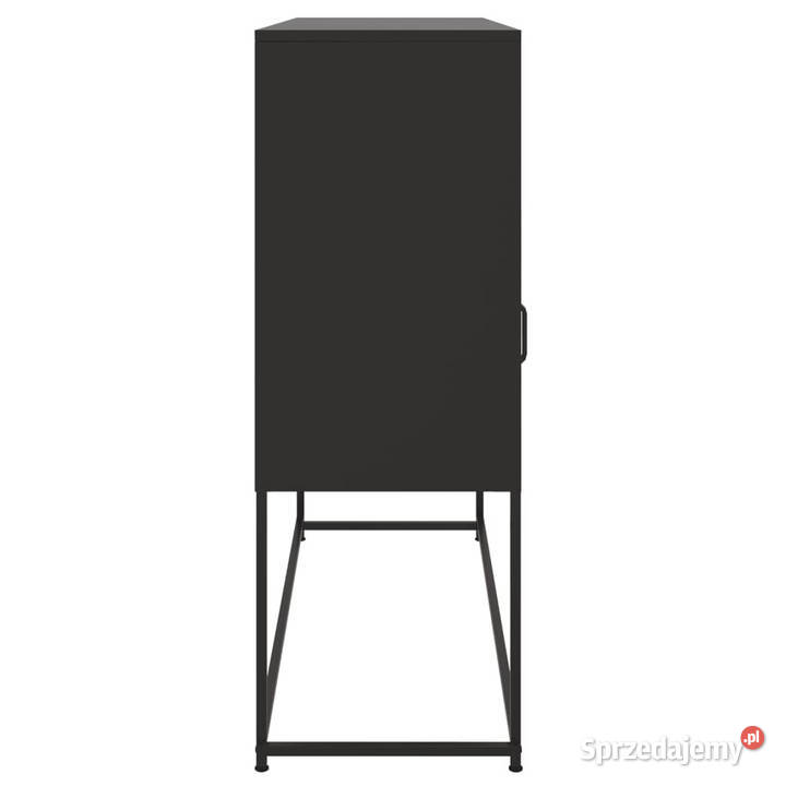 Szafka czarna 1005x39x107 stal WM846590