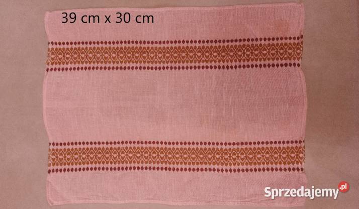 Stare lniane serwetki