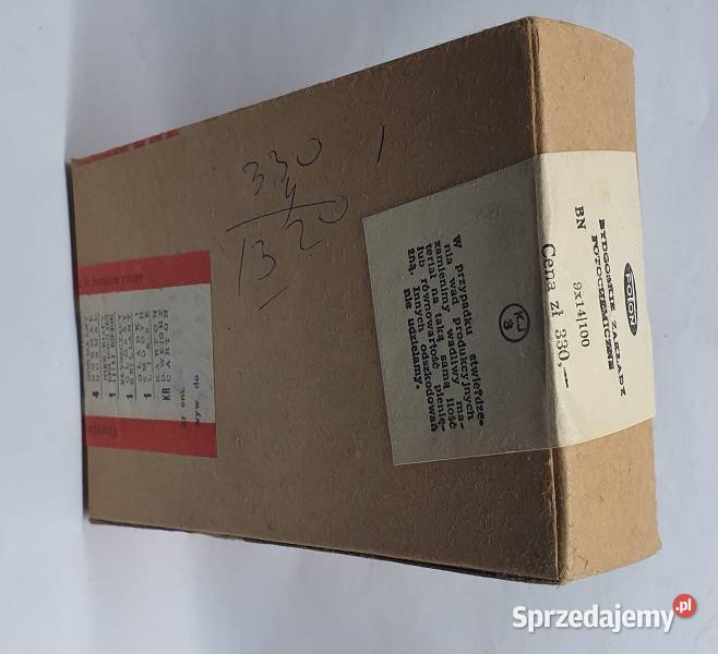 Papier fotograficzny firmy FOTON z lat PRL Reszel