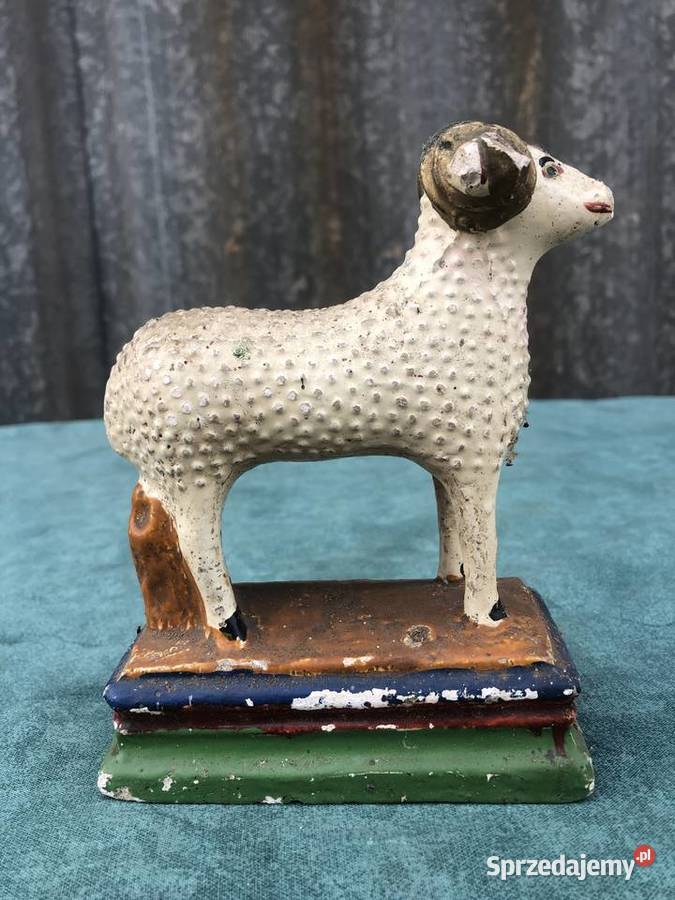 Zabytkowy Gips Baranek Łowicz