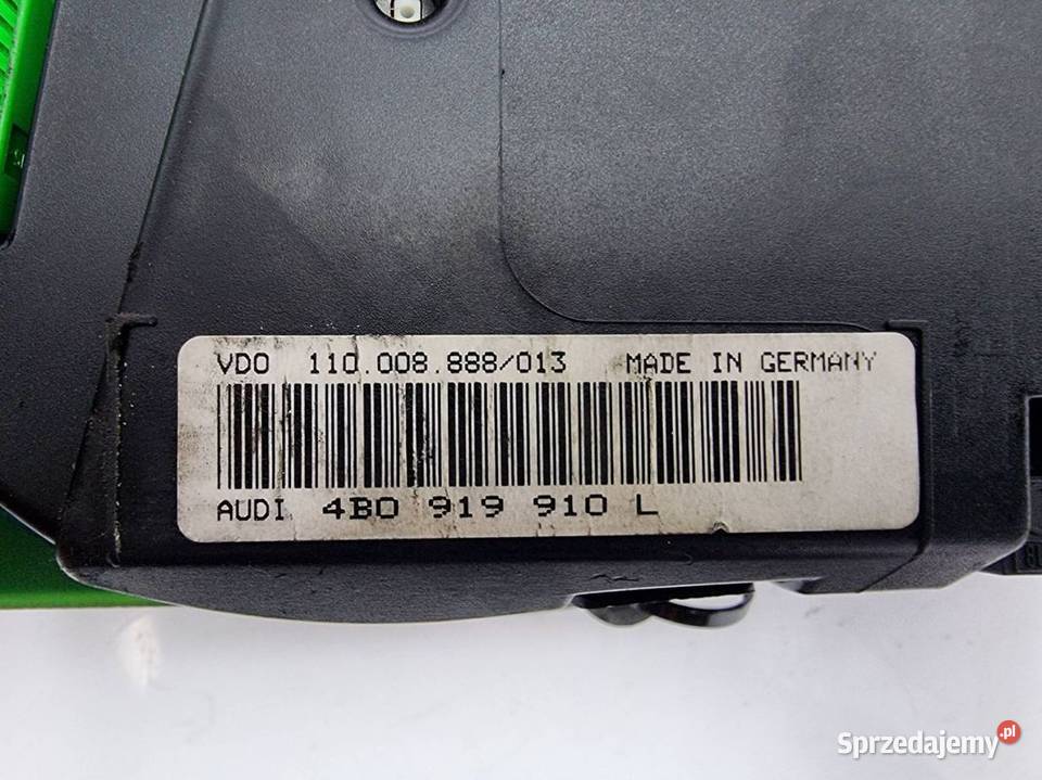 LICZNIK ZEGAR AUDI A6 C5 4B0919910L Lipno sprzedam