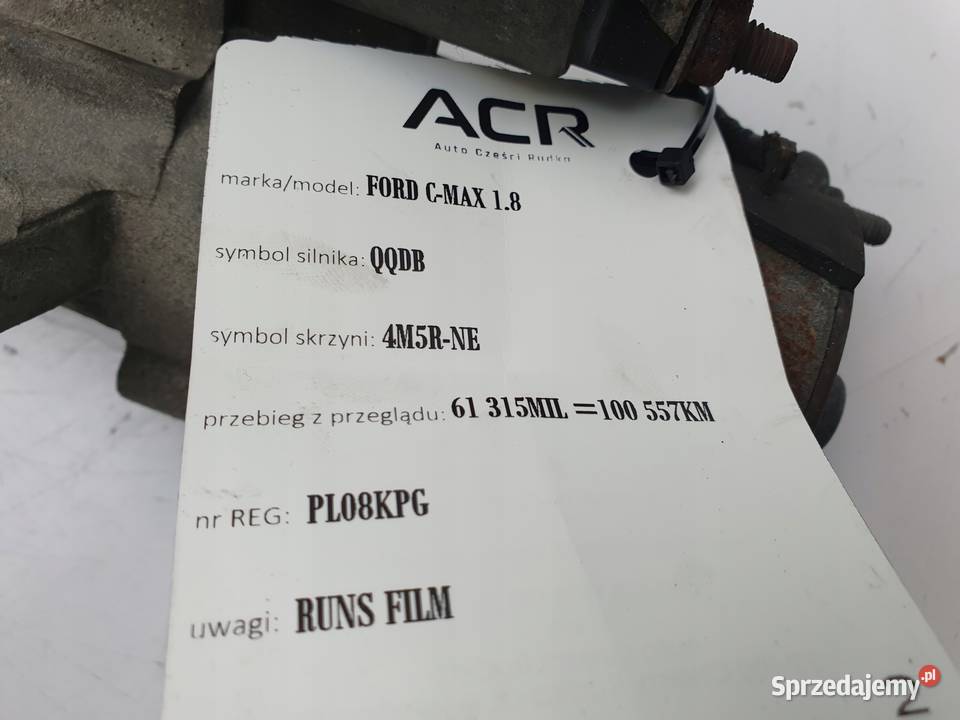 ROZRUSZNIK Ford Focus C 18 16V QQDB 4M5T11000AC Chełm