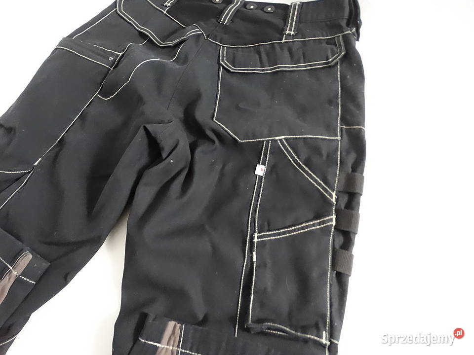 Spodnie Techwear Tactical Czarne z kontrastowymi Biłgoraj