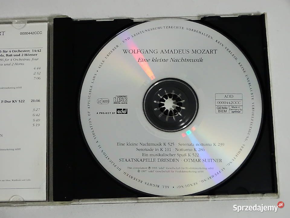 Album Mozart Eine kleine Nachtmusik Famous Biłgoraj