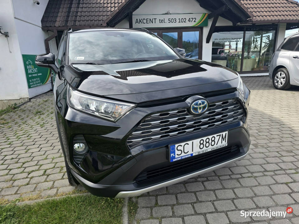 Toyota RAV4 Krajówka bezwypadkowa ostatni serwis nawigacja śląskie