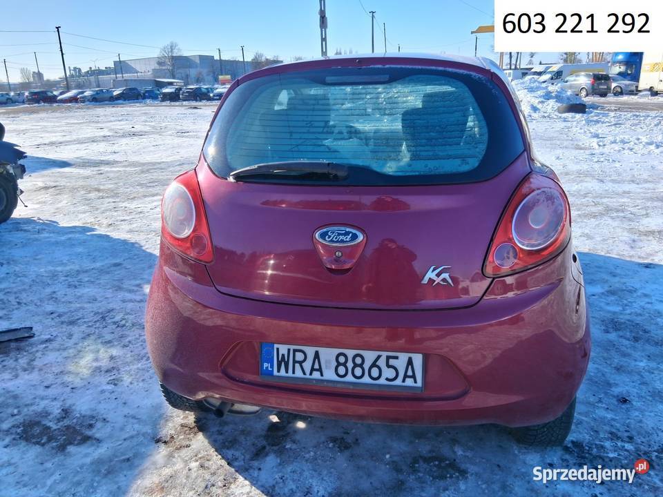 Ford KA 2009 12 benzyna uszkodzony Ogrodzieniec