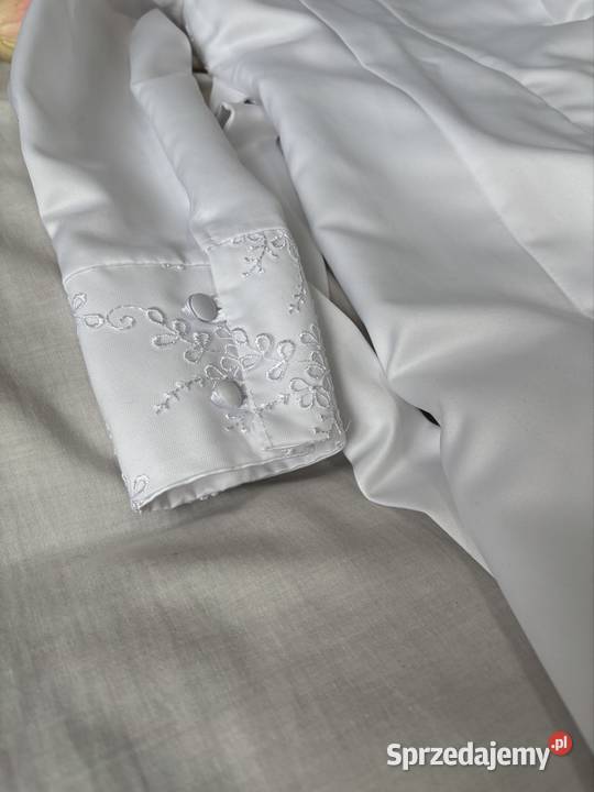 Zdobiona sukienka komunijna biały małopolskie Jordanów