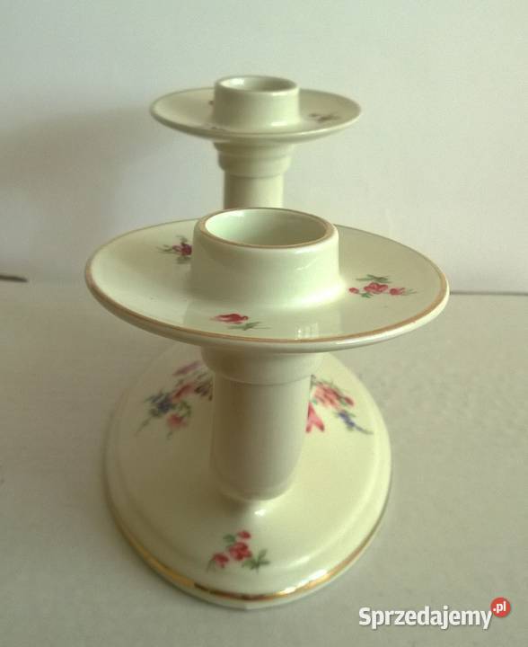Świecznik Porcelanowy Alka Bawaria Meissen Radom