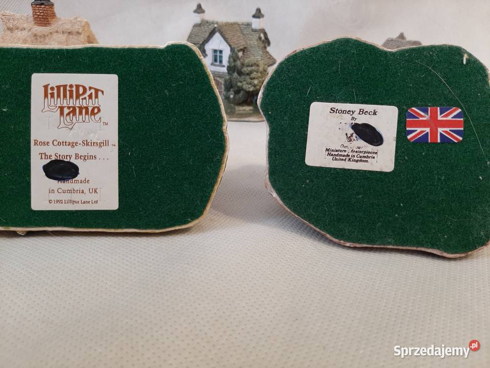 Miniaturki angielskich domków kolekcjonerskich