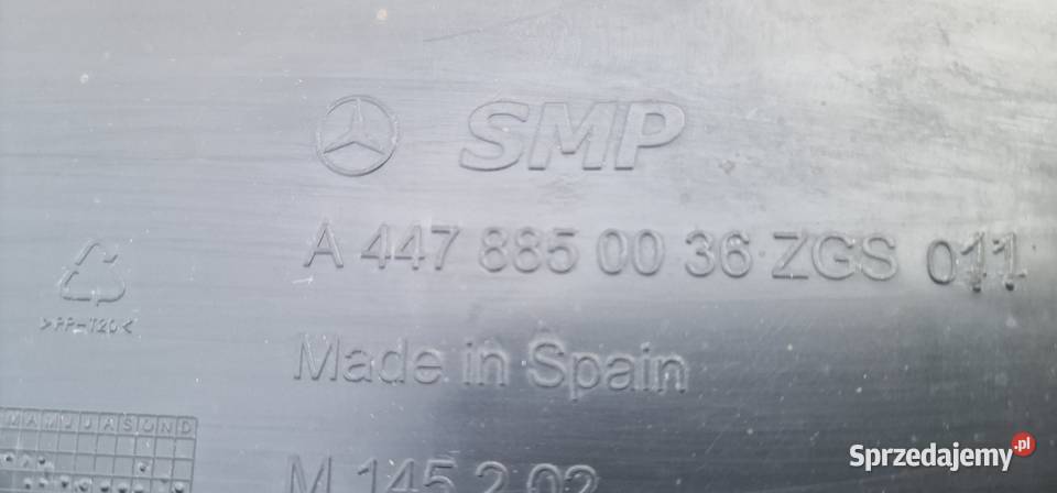 MERCEDES VITO W447 PŁYTA OSŁONA POD ZDERZAK Bieleń sprzedam