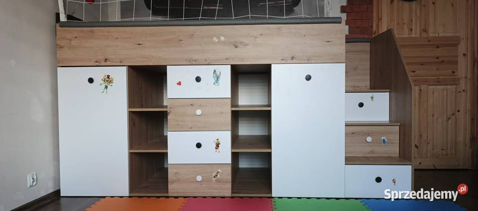 Piętrowe łóżko dziecięce Szczecin sprzedam
