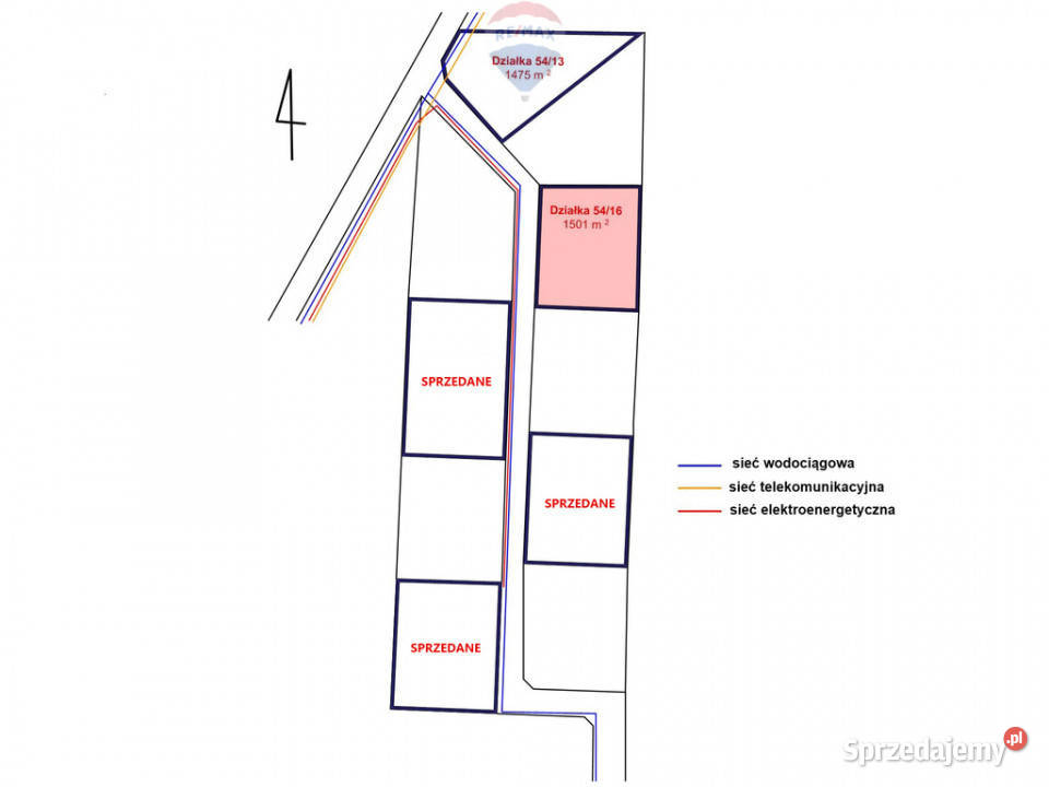 Działka 1501m2 Kłudno Nowe gm Grodzisk budowlana Sprzedaż sprzedam
