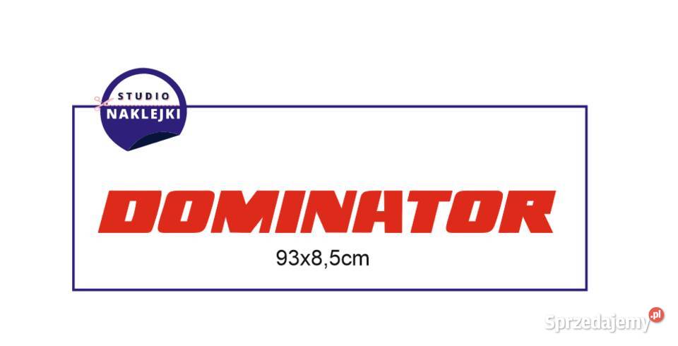 Naklejka Claas Dominator Kombajn 93x85 Nalepka śląskie Lubliniec sprzedam