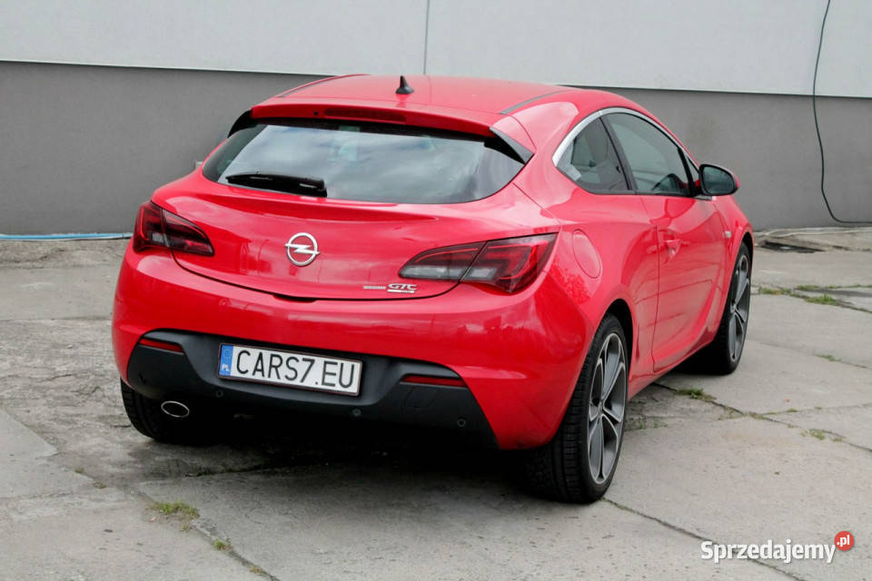 Opel Astra GTC 180 zarejestrowana felgi 20 J czerwony Szczecin