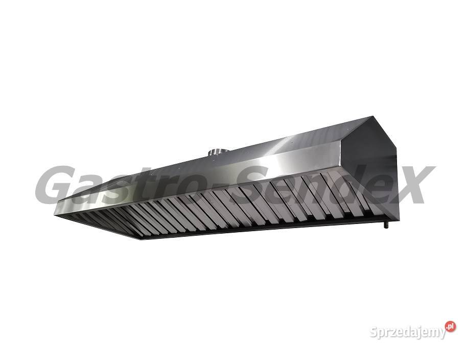 Okap gastronomiczny trapezowy 100x70x40 Filtry
