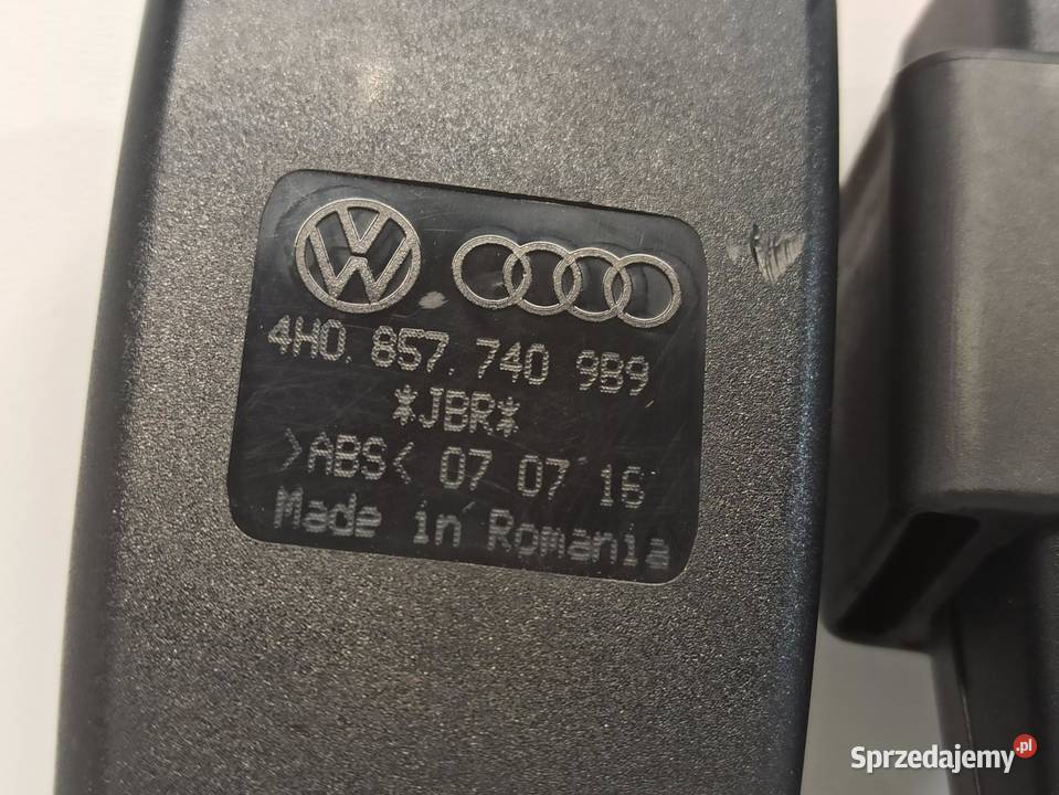 AUDI A8 D4 ZAPINKA PASA TYŁ 4H0657740 osobowe