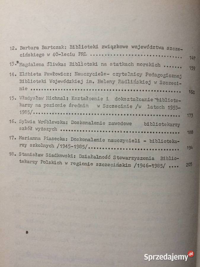 3173 Biblotekarstwo Na Pomorzu Szczecińskim Szczecin