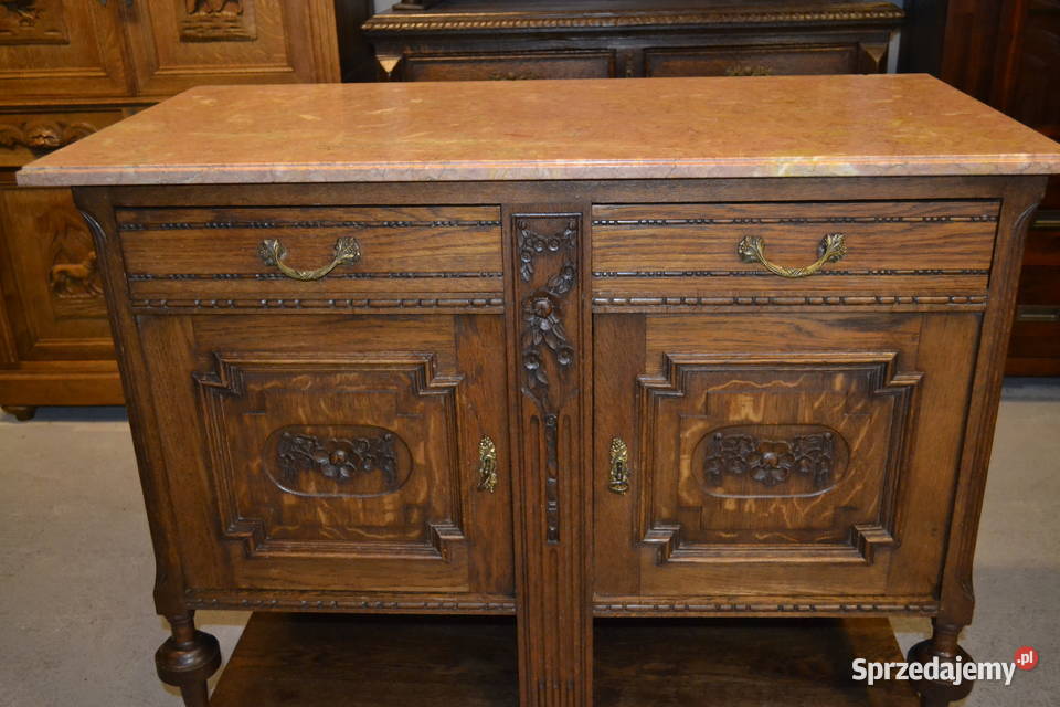 komoda eklektyczna dąb Będzin