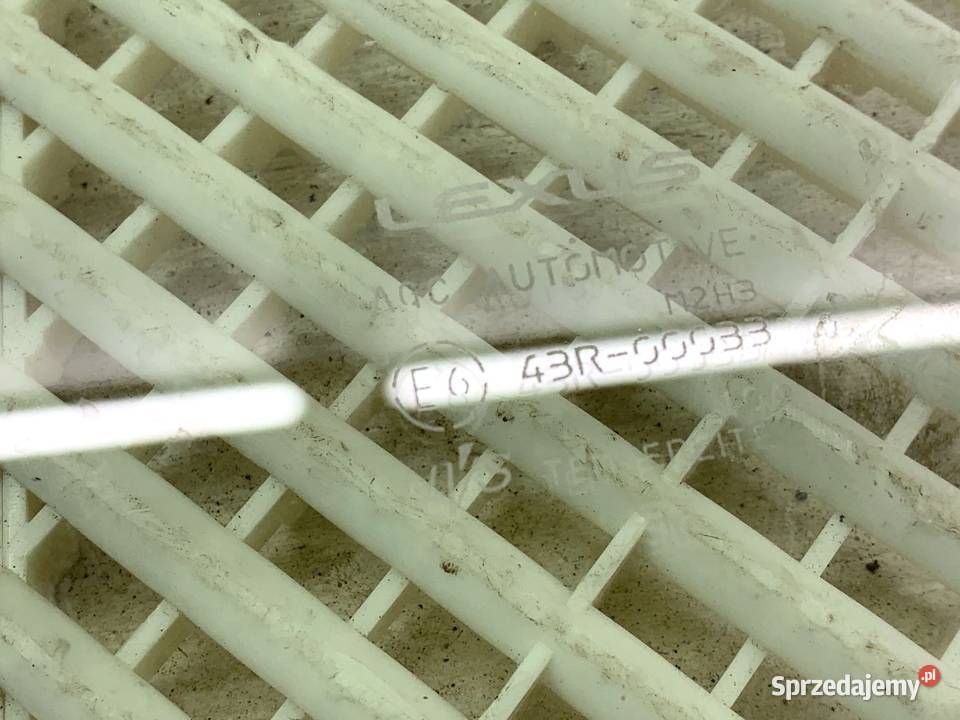 SZYBA LEWY TYŁ LEXUS LBX Crossover TYLNA LEWA Uszczelki szyb