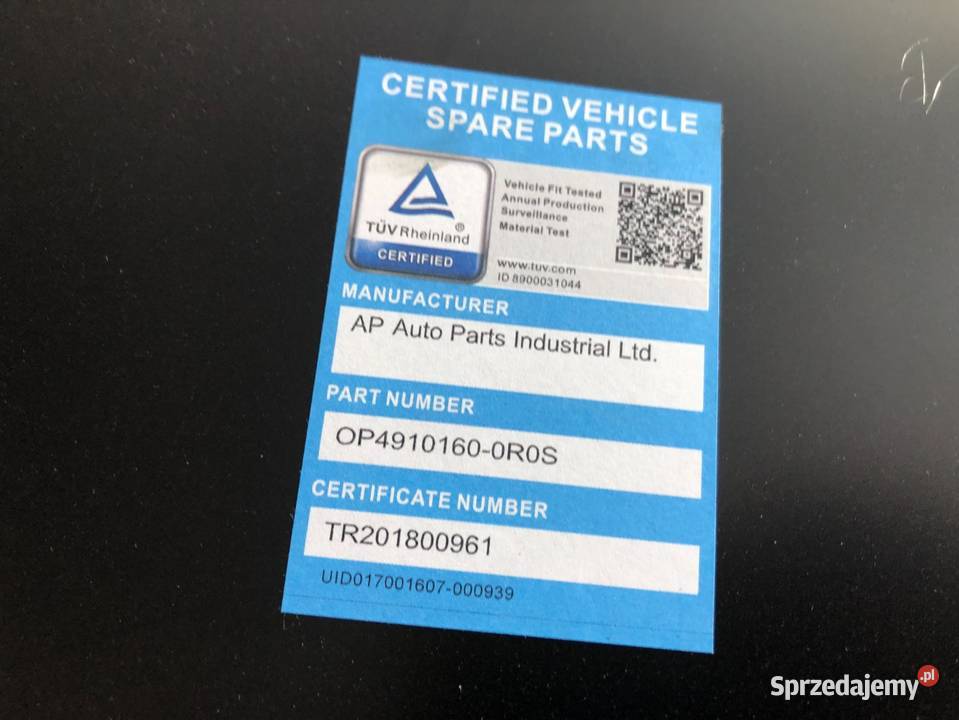 Opel Astra J 20092018 5drzwi sedan Błotnik przód osobowe Skarżysko-Kamienna