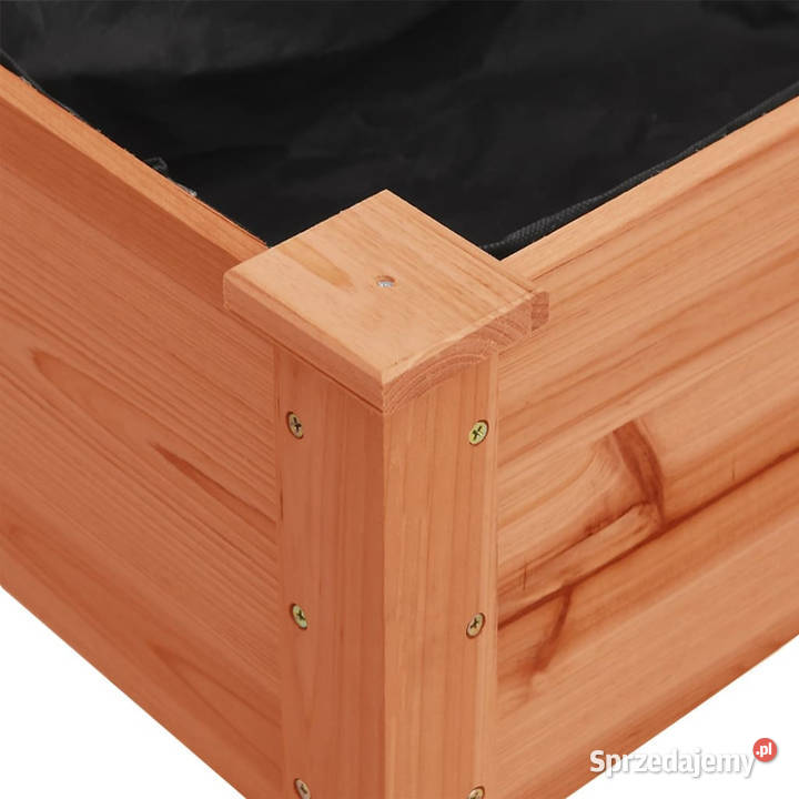 Kwietnik z wyściółką brązowy 203x53x76 drewno Pozostałe Warszawa