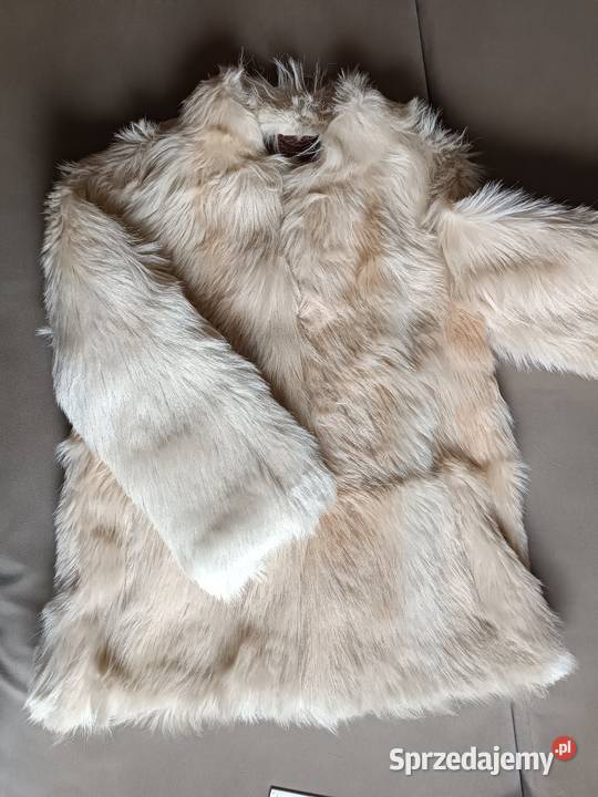 Naturalne futro z długim włosem vintage Skóra naturalna  Otwock