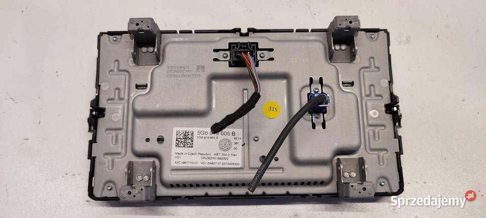 VW TIGUAN II EKRAN WYŚWIETLACZ NAWIGACJI osobowe