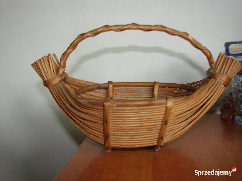 wiklinowy koszyk Rękodzieło Pruszcz Gdański