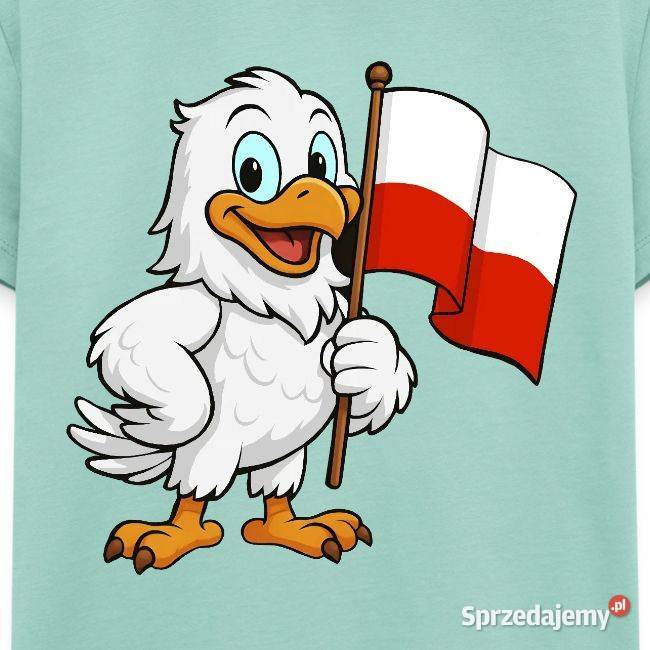 Ekologiczna dziecięca koszulka Premium Orzełek