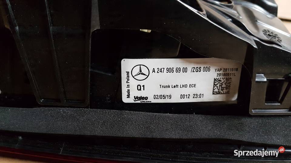 LAMPA TYLNA LEWA BKLASA 247 LED 2479066900 Międzychód