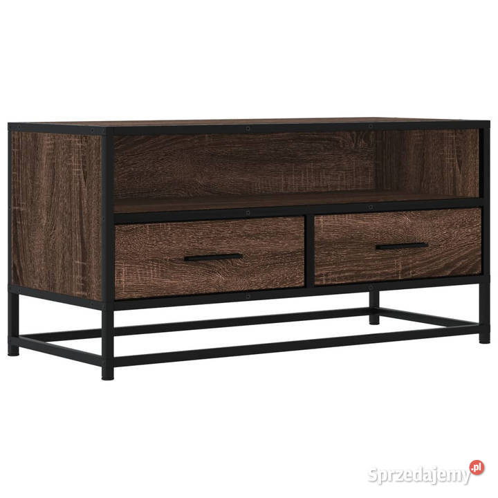Szafka pod telewizor brązowy dąb 80x345x40 mazowieckie