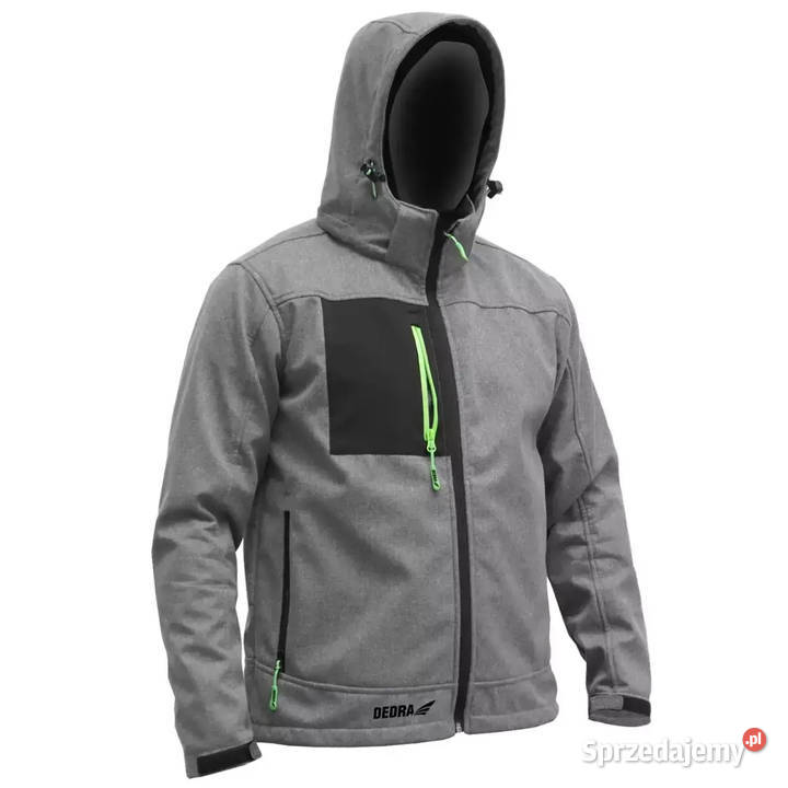 KURTKA SOFTSHELL Z KAPTUREM DEDRA BH61KSS Pozostałe Opalenica