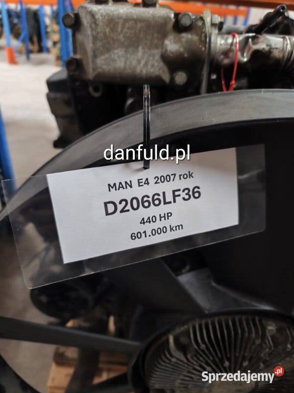 Silnik MAN D2066LF36 01 02 03 04 11 23 25 26 łódzkie Łódź