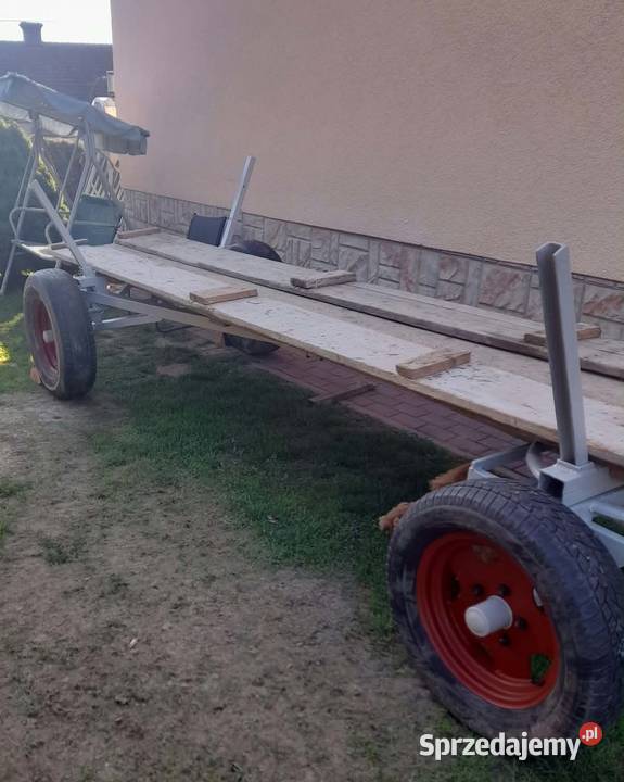 Wóz ciągnikowy mocny z hamulcem Strzyżów
