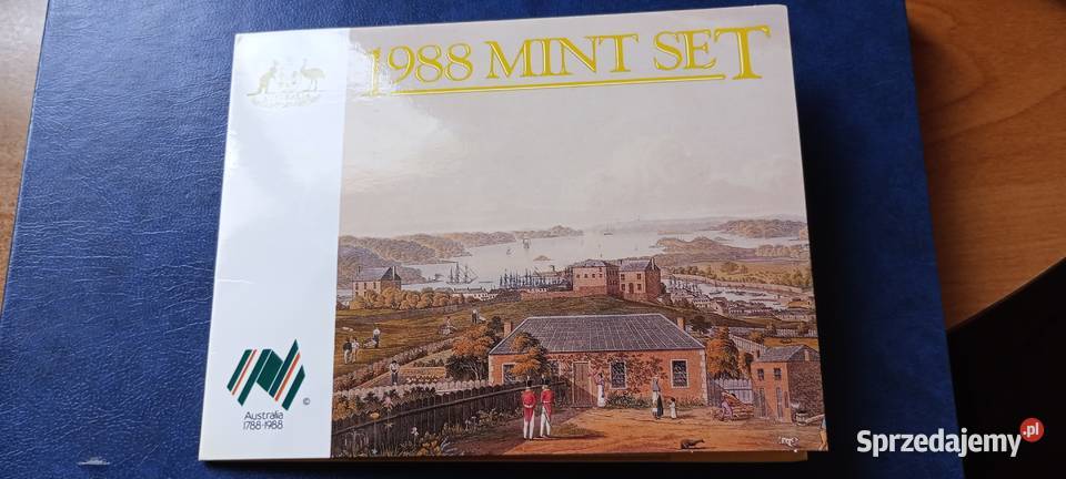 Stare monety 1988 set Australia stan menniczy podkarpackie Lesko