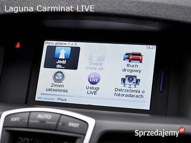 Mapa Renault SD Carminat TomTom LIVE 1125 Łódź