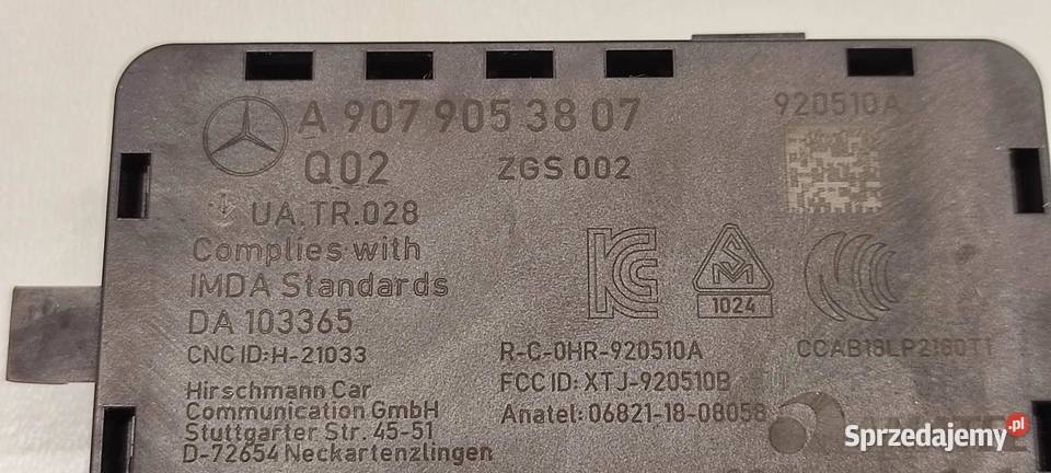 MERCEDES VITO W447 WZMACNIACZ ANTENY A9079053807