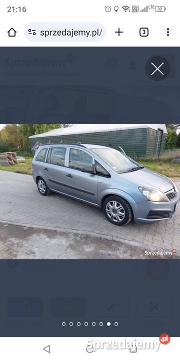 Sprzedam Opel Zafira Rok produkcji 2006