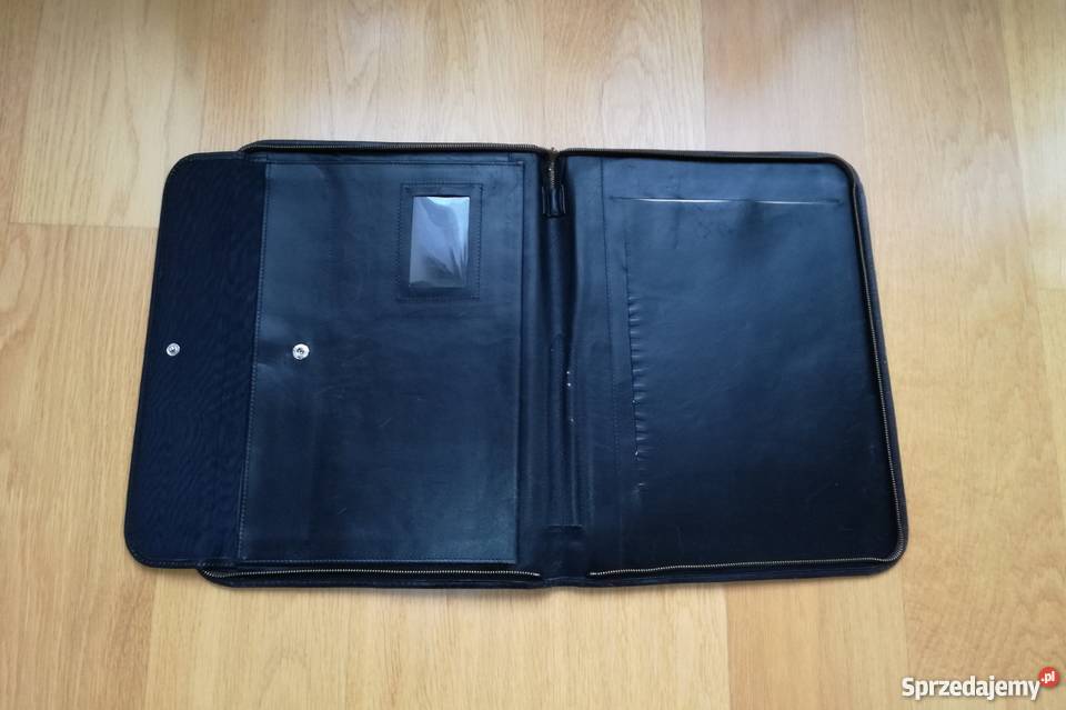 Aktówka skórzana biznesowy niezbędnik w stylu mazowieckie sprzedam