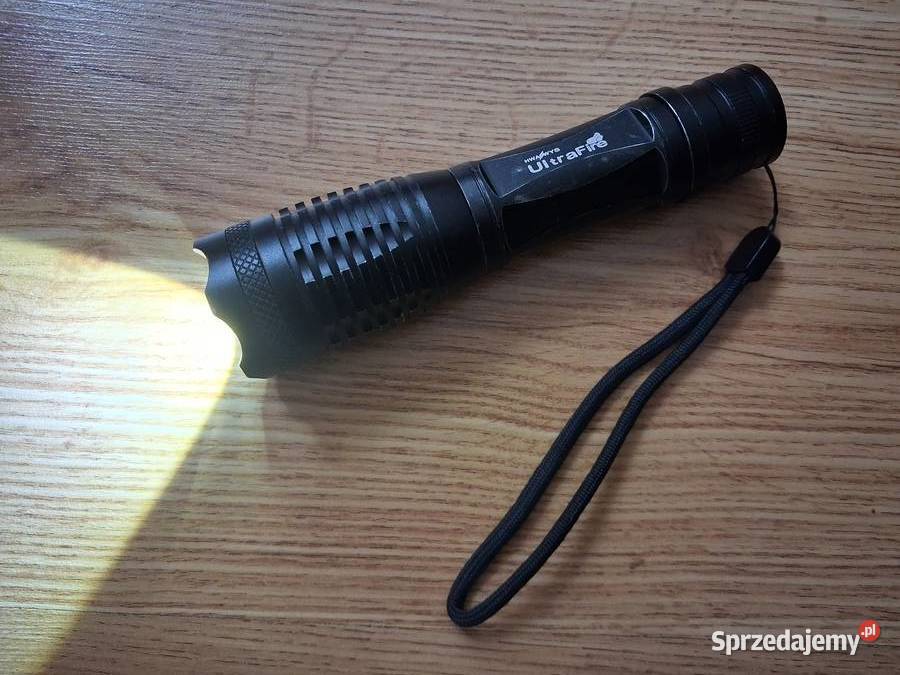 Latarka taktyczna UltraFire led CREE XML T6 ZOOM Warszawa