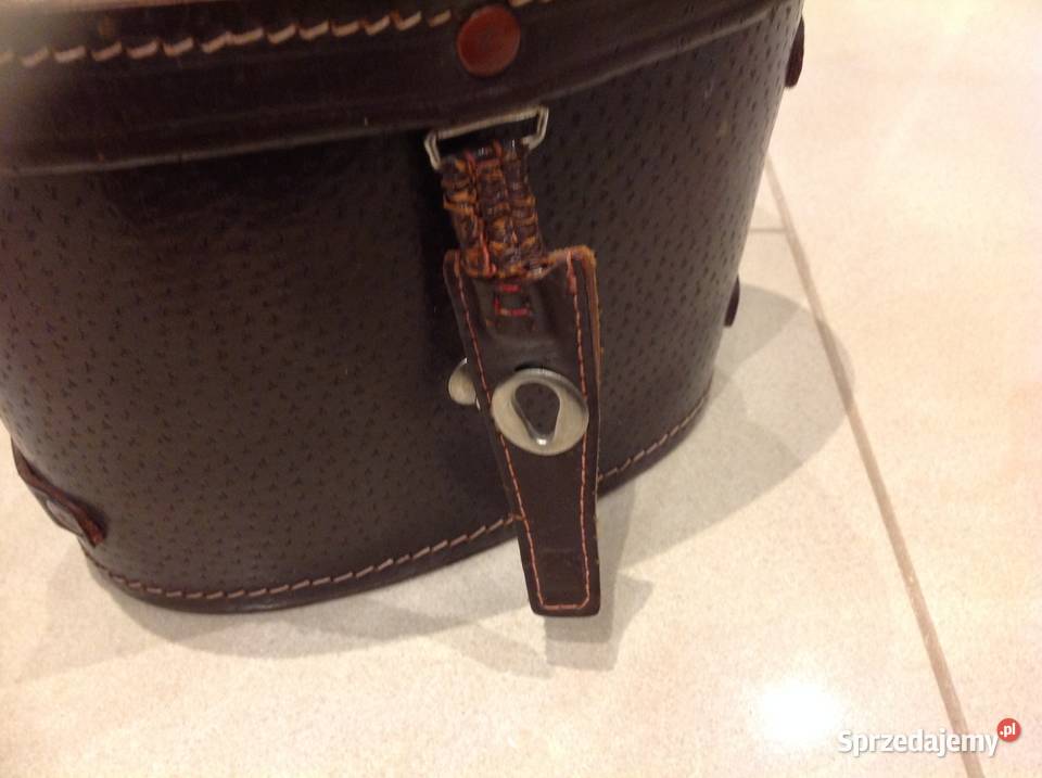 Futerał Pokrowiec Skórzany na Lornetkę STARY lubuskie Nowa Sól